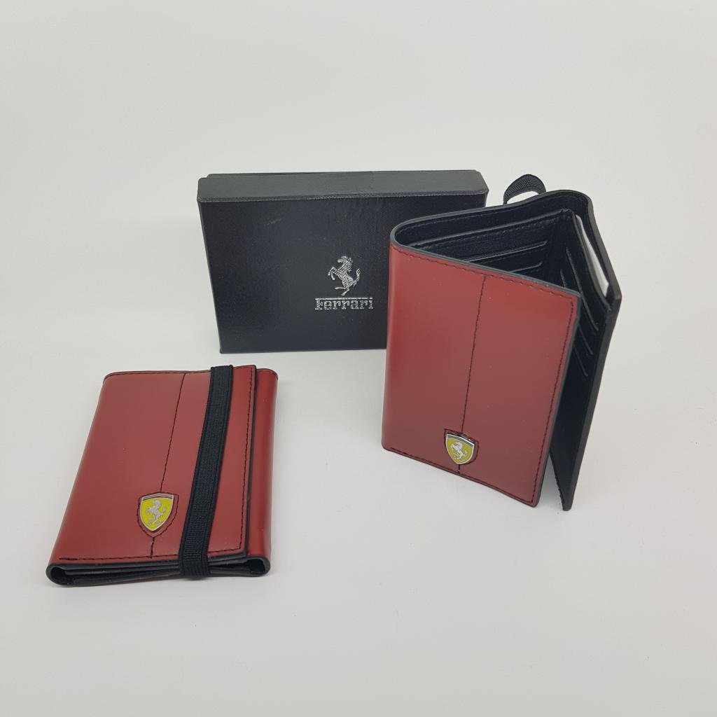 ferrari wallet red