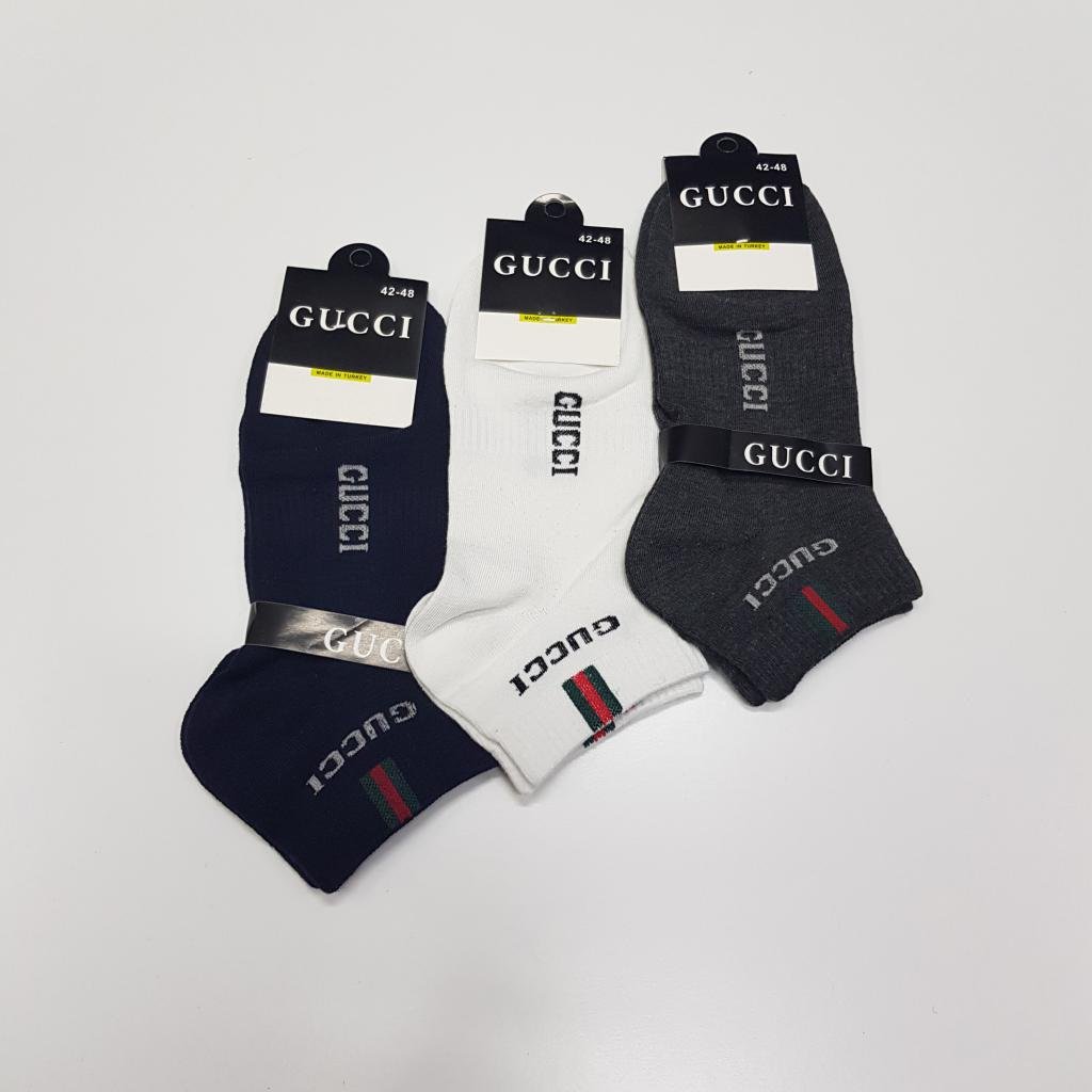 Gucci Mens Socks 3 Pcs -S1034 - TOP QATAR SHOP